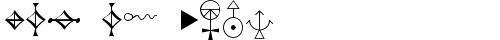 DSA-Symbole Medium truetype шрифт