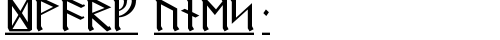 Dwarf Runes-1 Regular truetype шрифт