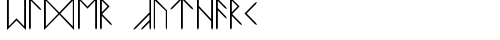 Elder Futhark Regular truetype font