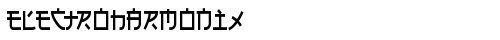 Electroharmonix Regular truetype шрифт