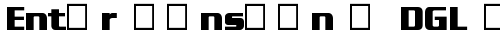 Enter Sansman - DGL (Trial) Bold truetype шрифт