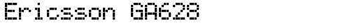 Ericsson GA628 Regular truetype font