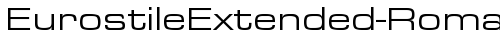EurostileExtended-Roman-DTC Regular font TrueType