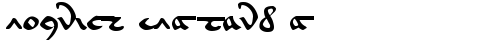 Voynich EVA Hand A Normal truetype font