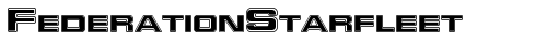 FederationStarfleet Regular free truetype font