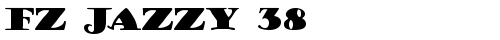 FZ JAZZY 38 Normal truetype шрифт бесплатно