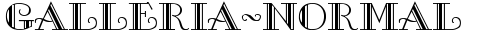 Galleria-Normal Regular font TrueType gratuito