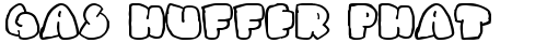 Gas Huffer Phat Regular truetype font