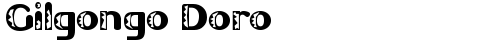 Gilgongo Doro Regular truetype font