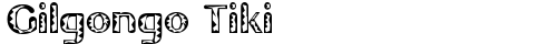 Gilgongo Tiki Regular free truetype font
