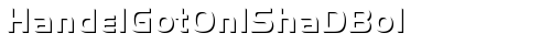 HandelGotOnlShaDBol Regular truetype шрифт
