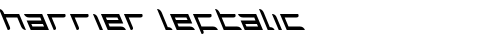 Harrier Leftalic Italic Truetype-Schriftart kostenlos