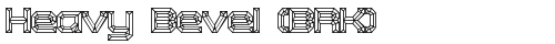 Heavy Bevel (BRK) Regular truetype шрифт