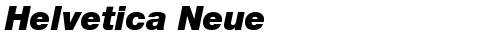 Helvetica Neue Bold Italic la police truetype gratuit