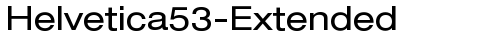 Helvetica53-Extended Roman truetype шрифт