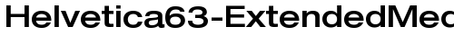 Helvetica63-ExtendedMedium Medium truetype font