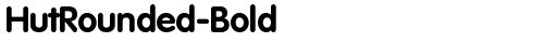 HutRounded-Bold Regular truetype шрифт