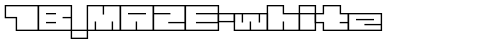 1B_MAZE-white Regular TrueType-Schriftart
