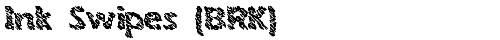 Ink Swipes (BRK) Regular TrueType-Schriftart