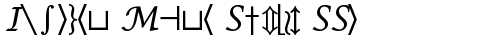 Insight Math Symbol SSi Symbol la police truetype gratuit