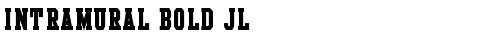 Intramural Bold JL Regular truetype font