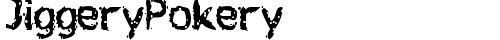 JiggeryPokery Regular truetype шрифт