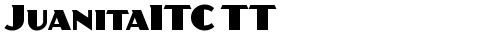 JuanitaITC TT Regular TrueType-Schriftart