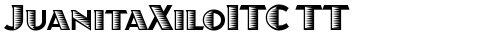JuanitaXiloITC TT Regular truetype шрифт