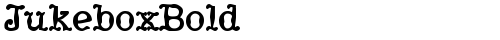 JukeboxBold Regular TrueType-Schriftart