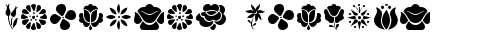 Kalocsai Flowers Regular TrueType-Schriftart