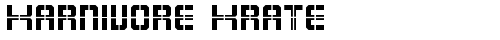 Karnivore Krate Regular truetype шрифт