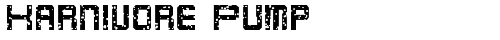 Karnivore Pump Regular TrueType-Schriftart