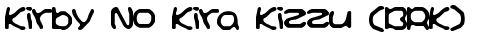 Kirby No Kira Kizzu (BRK) Regular font TrueType