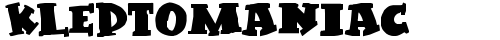 Kleptomaniac Regular truetype шрифт