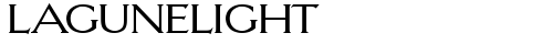 LaguneLight Regular free truetype font