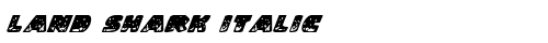 Land Shark Italic Italic truetype шрифт бесплатно