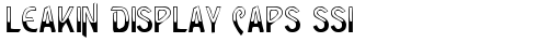 Leakin Display Caps SSi Regular free truetype font