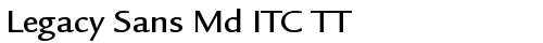 Legacy Sans Md ITC TT Medium TrueType-Schriftart