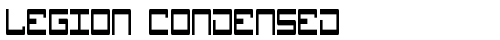 Legion Condensed Condensed truetype font