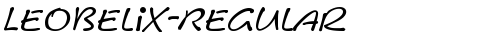 Leobelix-Regular Regular truetype font