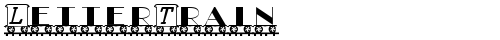 LetterTrain Italic truetype fuente gratuito