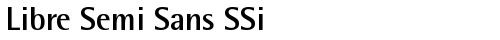 Libre Semi Sans SSi Bold truetype шрифт бесплатно
