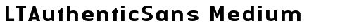 LTAuthenticSans Medium Regular truetype шрифт