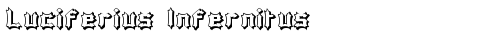 Luciferius Infernitus Regular truetype шрифт