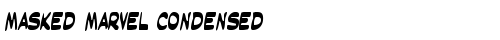 Masked Marvel Condensed Condensed truetype шрифт бесплатно