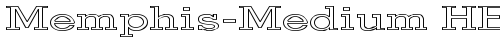 Memphis-Medium HE Regular truetype шрифт бесплатно