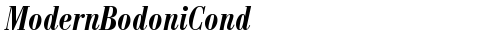 ModernBodoniCond Bold Italic fonte truetype