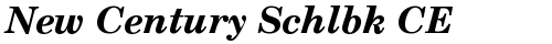 New Century Schlbk CE Bold Italic TrueType-Schriftart
