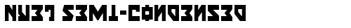 Nyet Semi-Condensed Semi-Condensed truetype шрифт