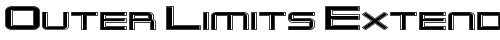 Outer Limits Extended Regular font TrueType